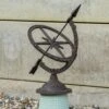 Woodside Decorative Cast Iron Traditional Antique Garden Table Sundial -Garden Mirth Sales Store K5COEHMPMOT