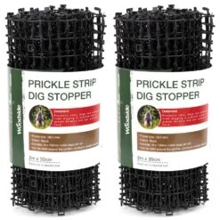 Woodside Prickle Strip Dig Stopper, Anti Dog & Cat Scat Mat, Garden Animal Scarer X 2