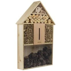 Woodside Standing Wooden Insect Hotel With Ground Stakes, Outdoor Bug/Bee House -Garden Mirth Sales Store KP5QBSOBGMP