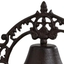 Woodside Cast Iron Wall Mounted Doorbell Vintage/Antique Design For Garden & Home -Garden Mirth Sales Store KWUZZT2VUZR
