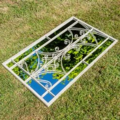 Woodside Alston Large Decorative Rectangle Outdoor Garden Mirror -Garden Mirth Sales Store L35O4H2ML0W