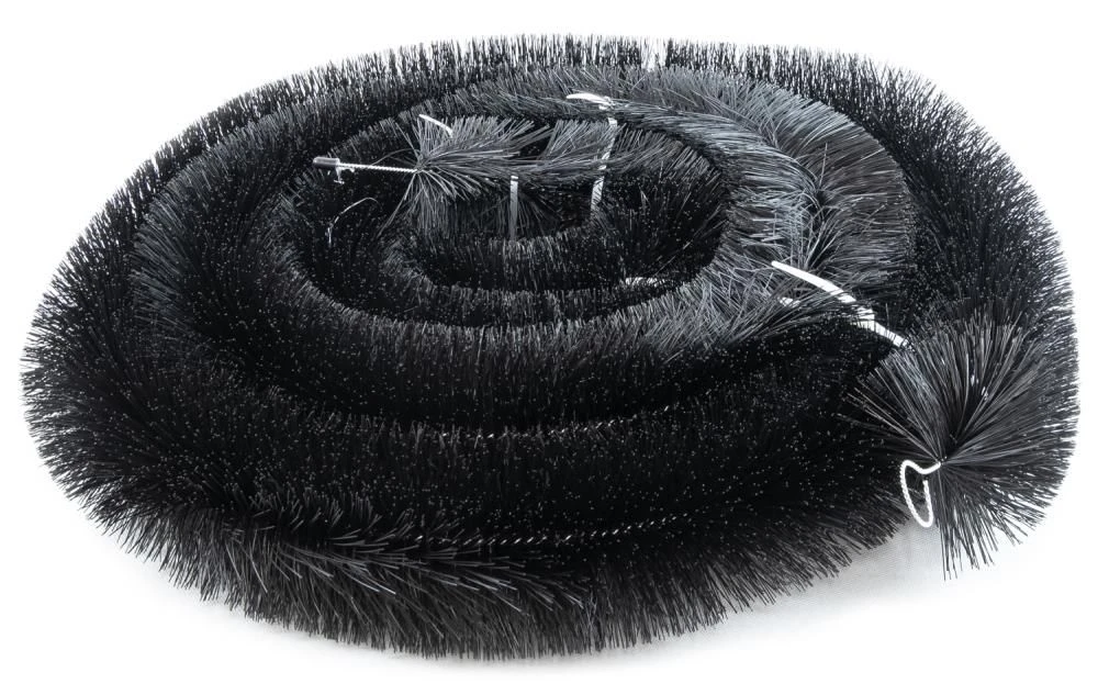 Woodside Black 20m Gutter Brush Leaf Guard Downpipe Debris Protection (pack Of 5) 4 Woodside Black 20m Gutter Brush Leaf Guard Downpipe Debris Protection (pack Of 5) - Image 2