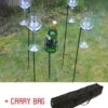 Woodside Outdoor Picnic Barbecue Wine Bottle & Glass Holder Set With Carry Bag -Garden Mirth Sales Store PYBINCEX1B4