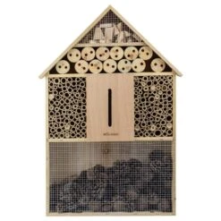 Woodside Standing Wooden Insect Hotel With Ground Stakes, Outdoor Bug/Bee House -Garden Mirth Sales Store Q0GG5OOAFFO