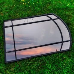 Woodside Byford XL Decorative Arched Outdoor Garden Mirror, W: 80cm X H: 110cm -Garden Mirth Sales Store RAZYAN4KJKC