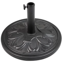 Woodside Cookley 14kg Universal Round Garden Patio Parasol Umbrella Base Weight