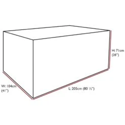 Oxbridge Sand Large Table Waterproof Outdoor Garden Furniture Cover 7 Oxbridge Sand Large Table Waterproof Outdoor Garden Furniture Cover -Garden Mirth Sales Store SI31DHZD3WE