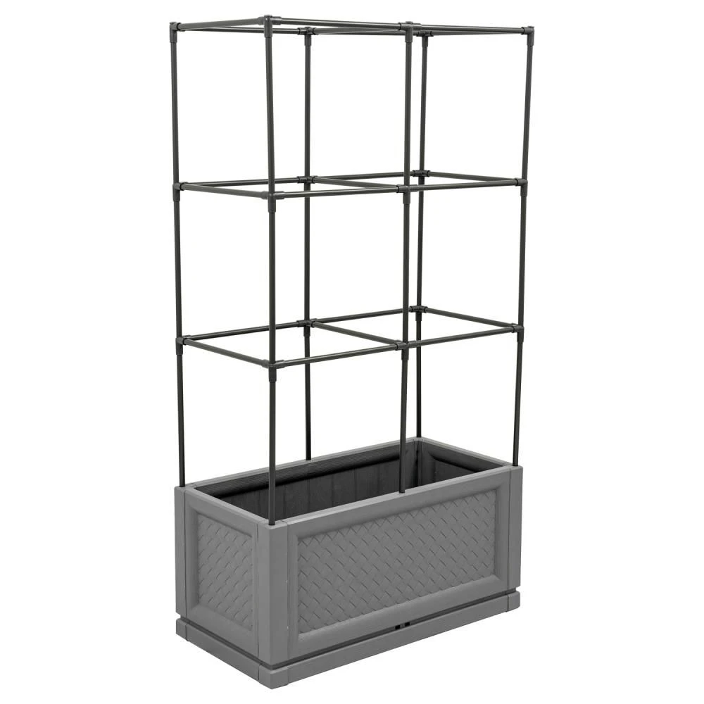 Woodside Garden Plant Bed Trough, Herbs/Veg/Flowers/Tomato Greenhouse + PE Cover 6 Woodside Garden Plant Bed Trough, Herbs/Veg/Flowers/Tomato Greenhouse + PE Cover - Image 4