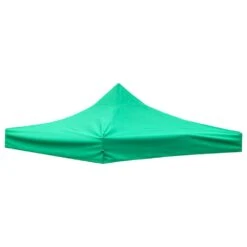 Woodside Replacement Gazebo Roof For 3mx3m Frame, Heavy Duty, Waterproof, Green