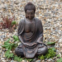 Woodside 37cm Tall Indoor/Outdoor Meditating Buddha Statue Decoration Statuary Décor Ornament 11 Woodside 37cm Tall Indoor/Outdoor Meditating Buddha Statue Decoration Statuary Décor Ornament -Garden Mirth Sales Store TVB2ZXOOCJC