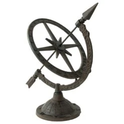 Woodside Decorative Cast Iron Traditional Antique Garden Table Sundial -Garden Mirth Sales Store TYXEQ0G10XX