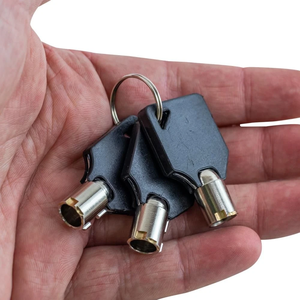 Hausen Folding Car Parking Barrier Post Vehicle Driveway Garage Security Bollard 6 Hausen Folding Car Parking Barrier Post Vehicle Driveway Garage Security Bollard - Image 4