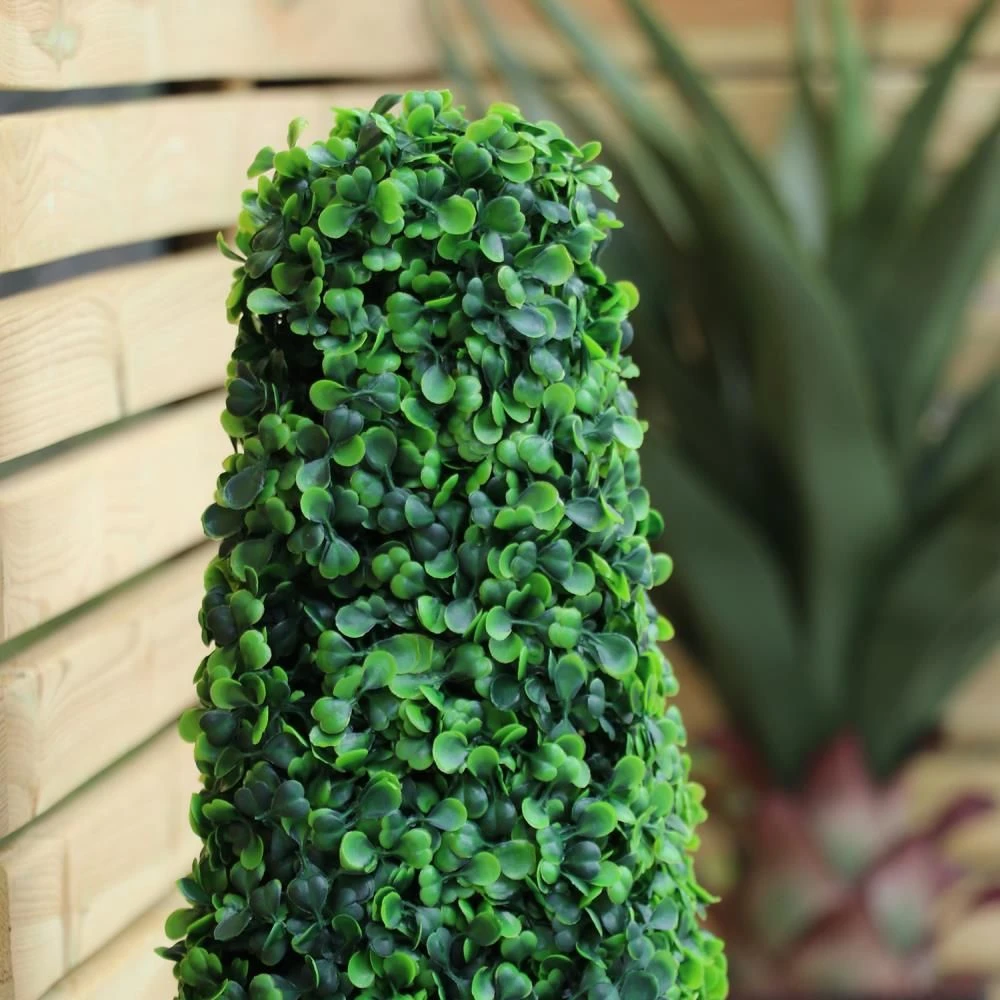 Woodside Topiary Obelisk Leaf Effect, Green 2ft Indoor Outdoor Decor (pack Of 2) 7 Woodside Topiary Obelisk Leaf Effect, Green 2ft Indoor Outdoor Decor (pack Of 2) - Image 5