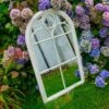 Woodside Oxshott XL Decorative Arched Outdoor Garden Mirror, W: 60cm X H: 100cm -Garden Mirth Sales Store WATZIUO1LOD