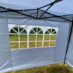 Woodside Pop Up 3m X 3m Garden Gazebo, Waterproof Garden Marquee, Pure White -Garden Mirth Sales Store WMDNOGEB323