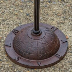 Woodside Cast Iron Garden Sundial, Antique Ornamental Outdoor Décor -Garden Mirth Sales Store X3ZCXKRKTB4