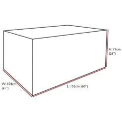 Oxbridge Small Table Waterproof Cover GREY -Garden Mirth Sales Store YIKJRSQNDXF