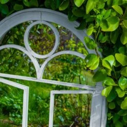Woodside Acton Large Decorative Arched Outdoor Garden Mirror, 66.5cm X 97.5cm -Garden Mirth Sales Store YKTDONX5XLK
