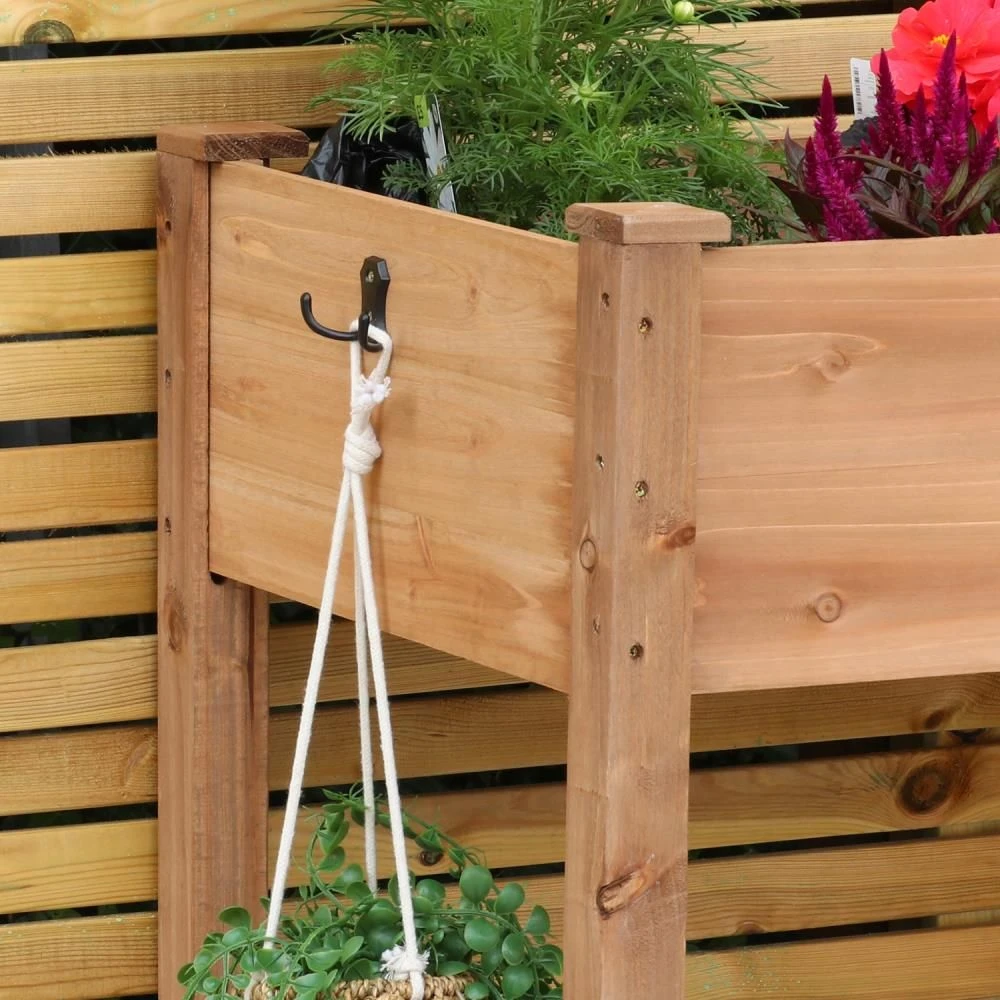 Woodside Raised Wooden Garden Bed Planter, Plants & Vegetable/Herb Box 5 Woodside Raised Wooden Garden Bed Planter, Plants & Vegetable/Herb Box - Image 3