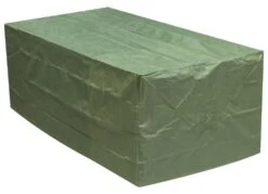 Woodside Waterproof Green 4-6 Seater Rectangular Garden Patio Furniture Cover